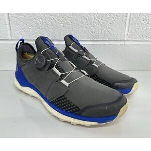 adidas SOLARMOTION BOA GV9390 Lucid Blue White/Gray Spikeless Golf Shoes / Sz 11